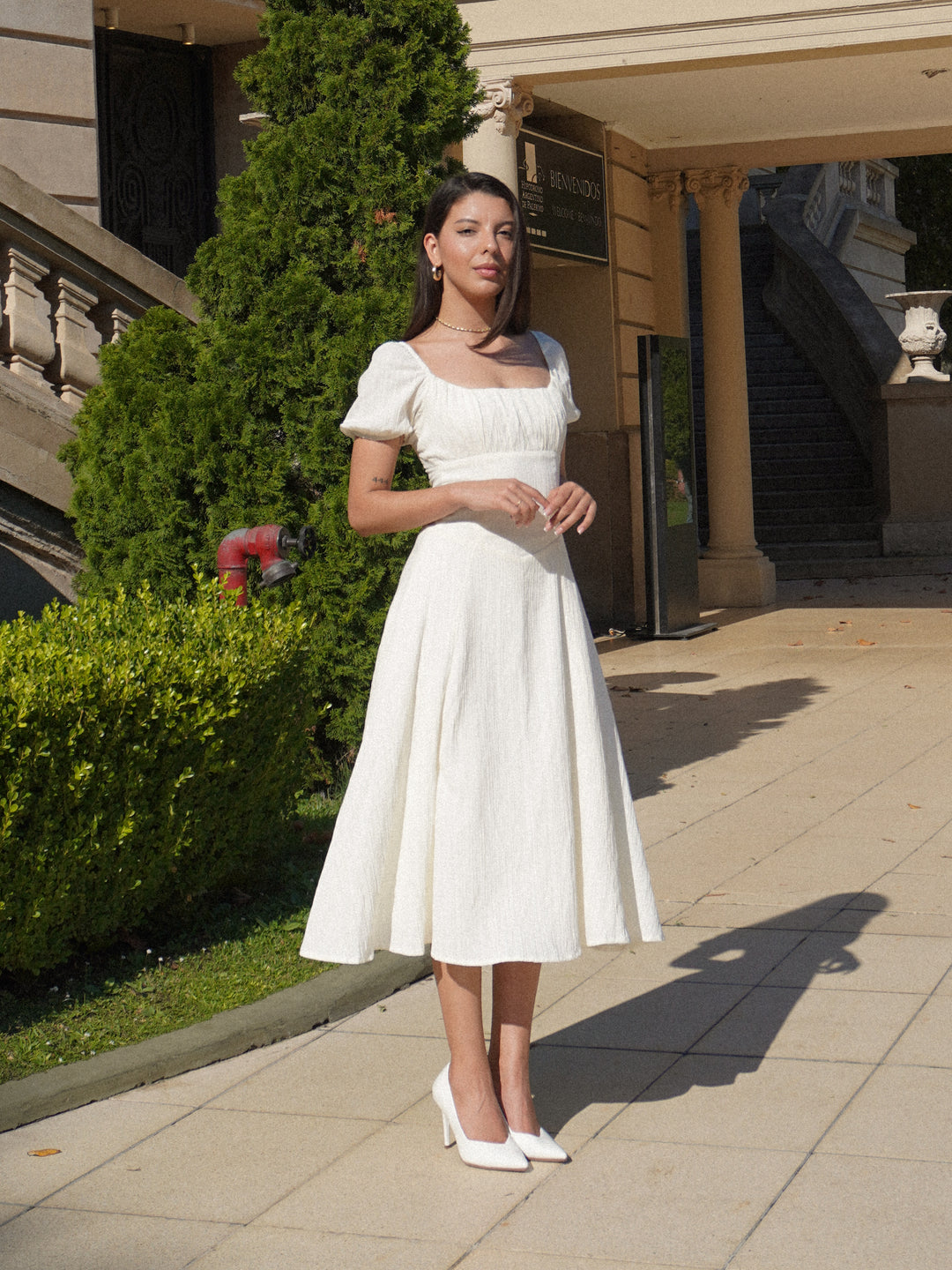 VESTIDO CHARLOTTE MARFIL