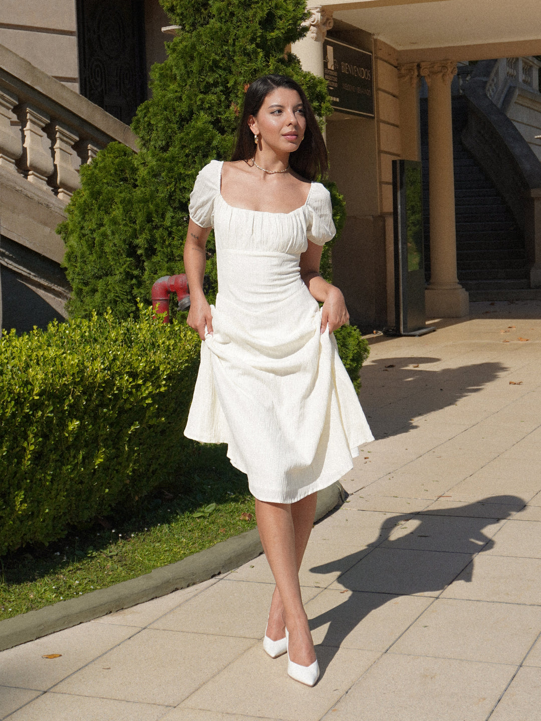 VESTIDO CHARLOTTE MARFIL