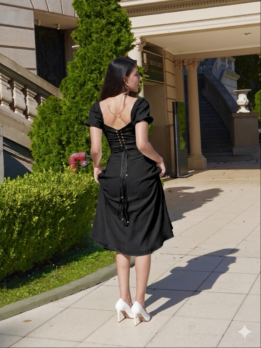 VESTIDO CHARLOTTE NEGRO