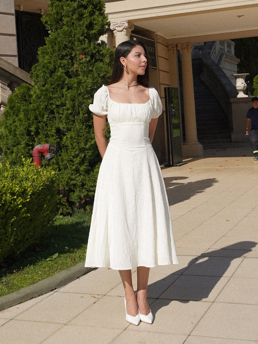 VESTIDO CHARLOTTE MARFIL