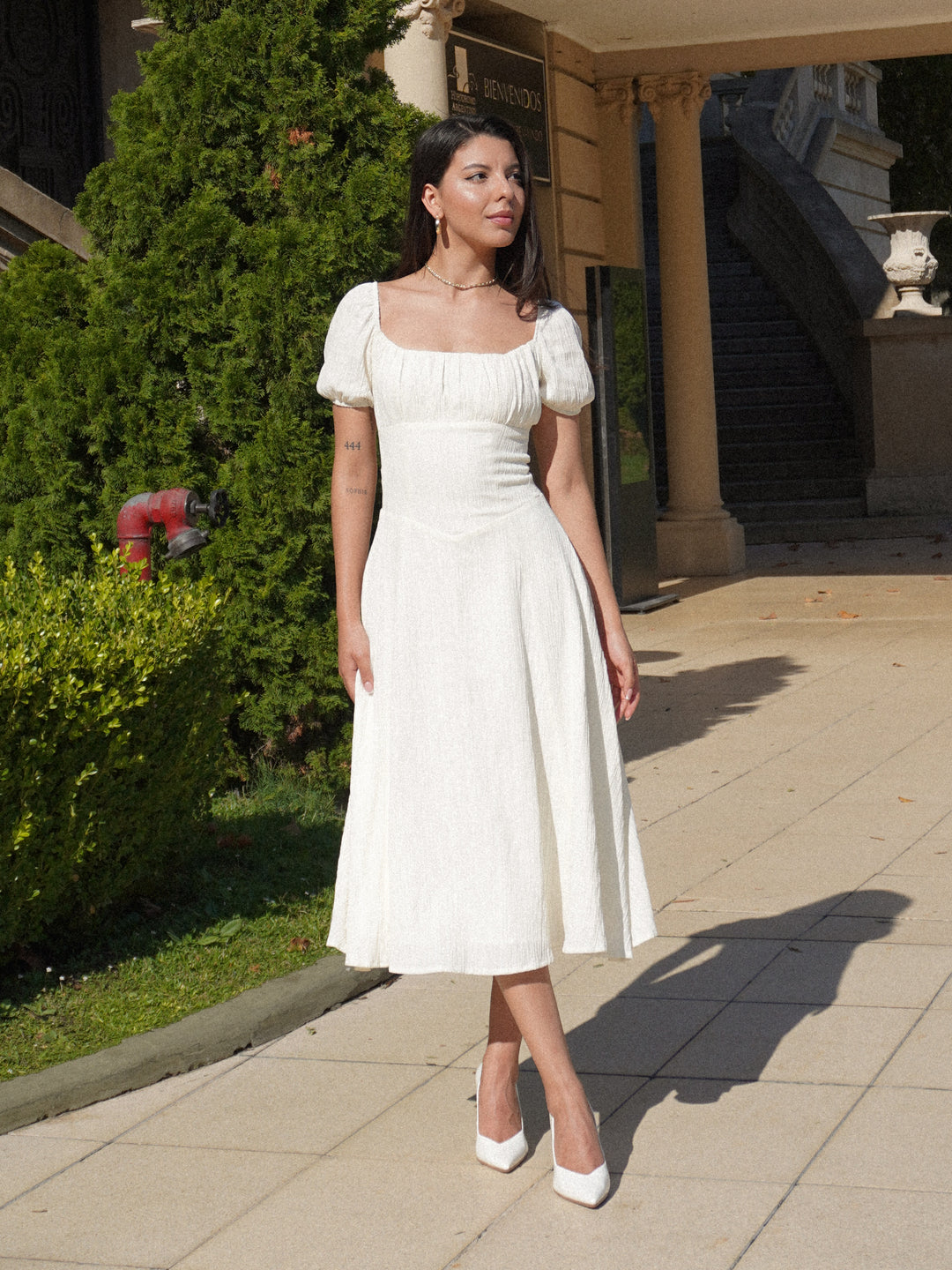 VESTIDO CHARLOTTE MARFIL