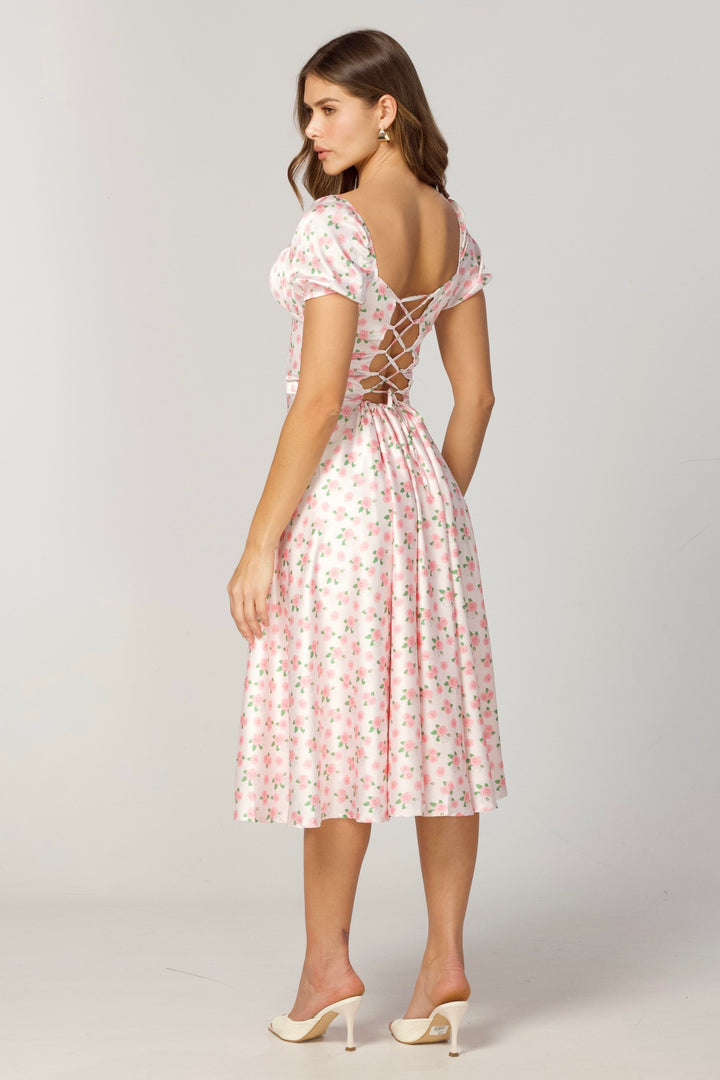 VESTIDO BLOO ROSA FLORAL