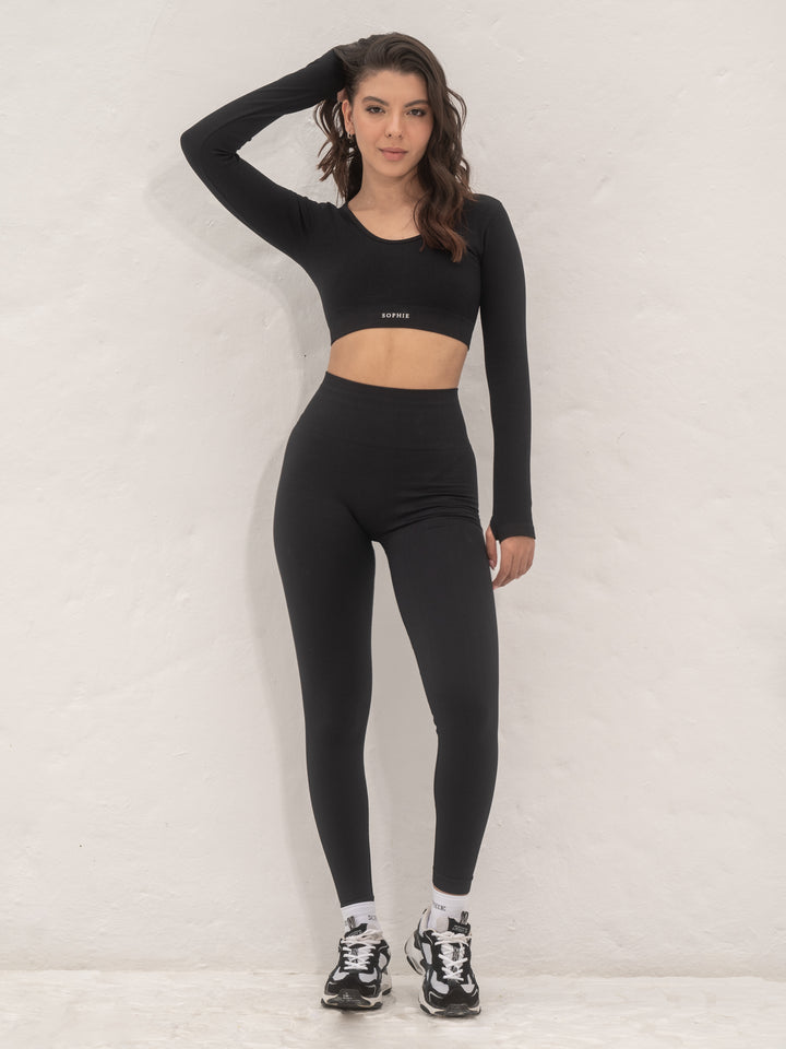 LEGGINGS AURA NEGRO