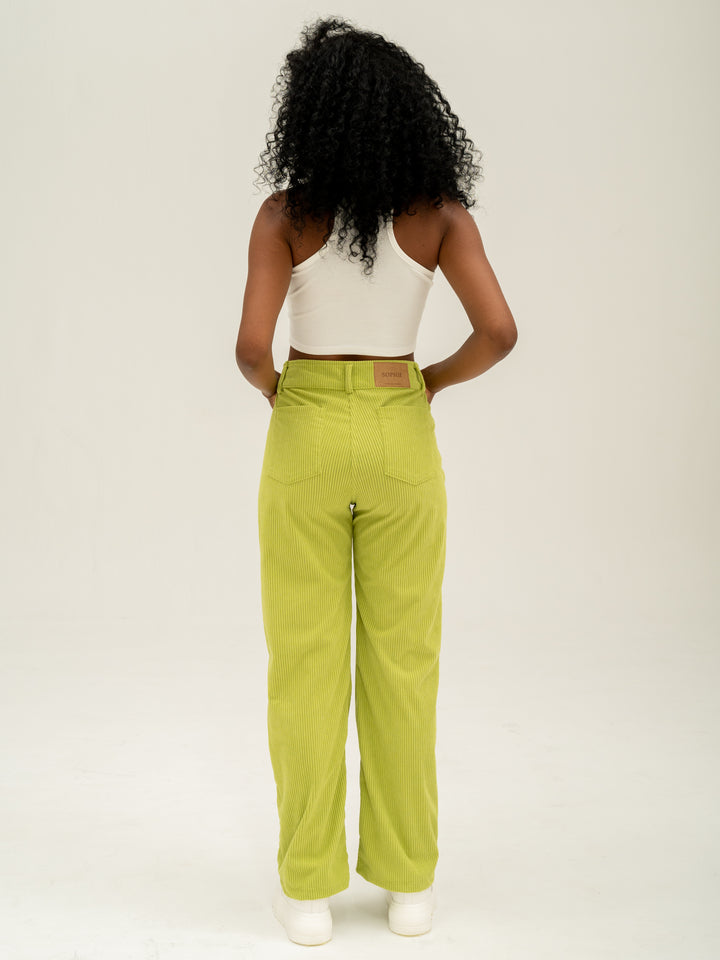 PANTALÓN GRETA VERDE LIMÓN