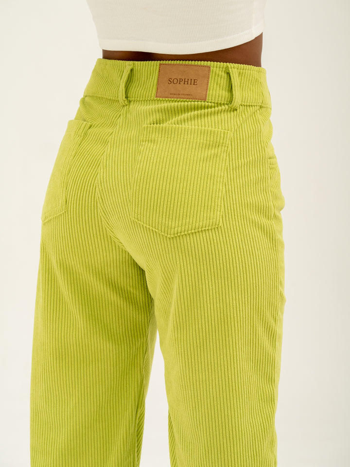 PANTALÓN GRETA VERDE LIMÓN