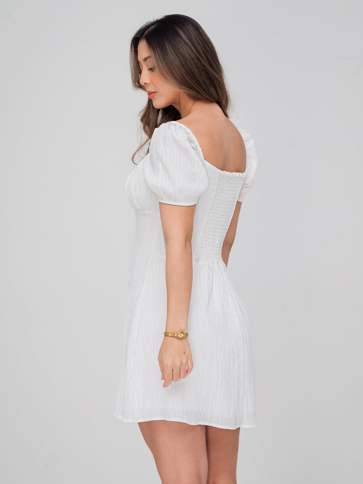 VESTIDO ZARA IVORY