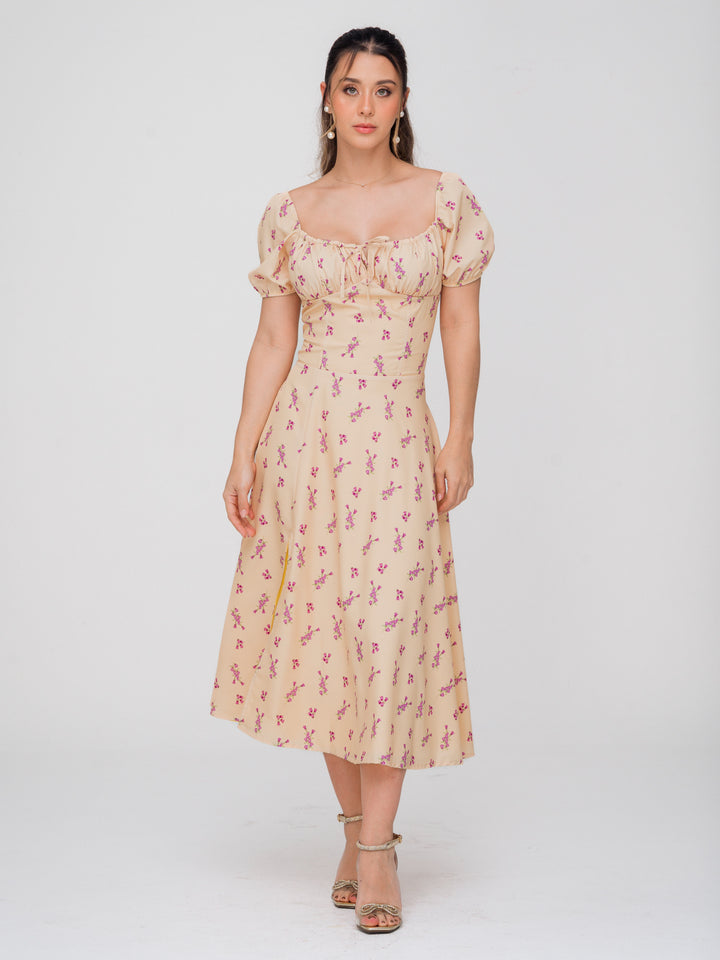 VESTIDO BLOO AMARILLO FLORAL