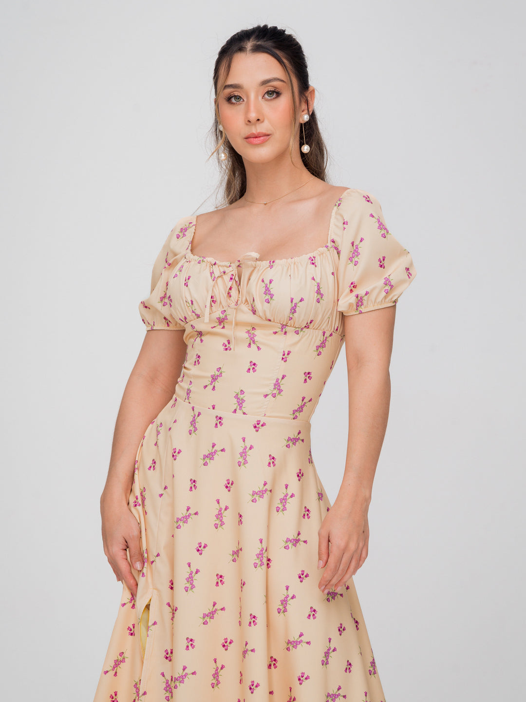 VESTIDO BLOO AMARILLO FLORAL