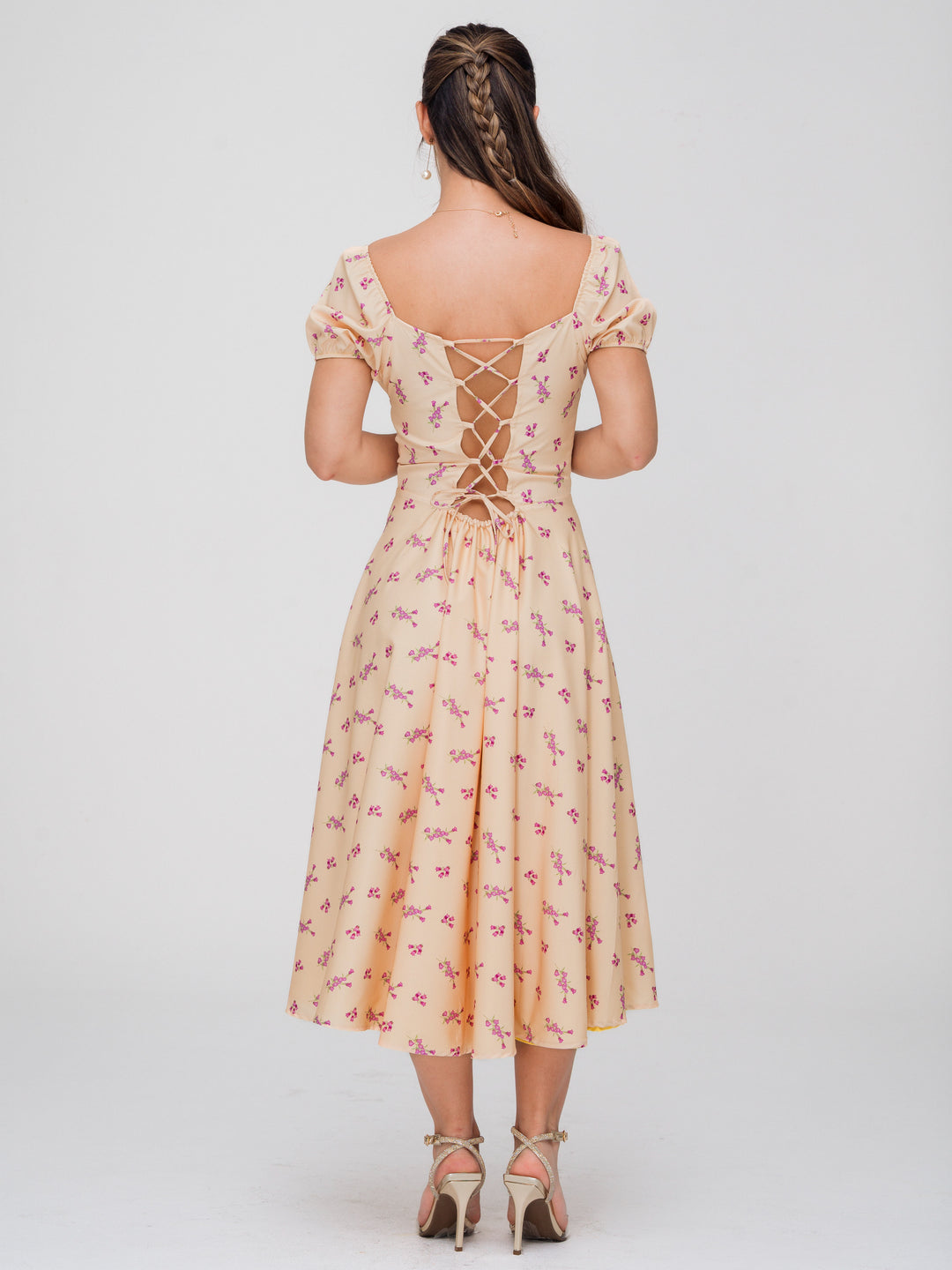 VESTIDO BLOO AMARILLO FLORAL