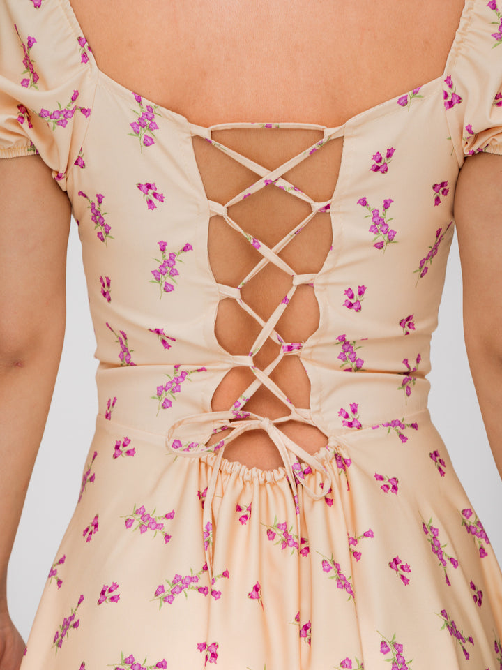 VESTIDO BLOO AMARILLO FLORAL