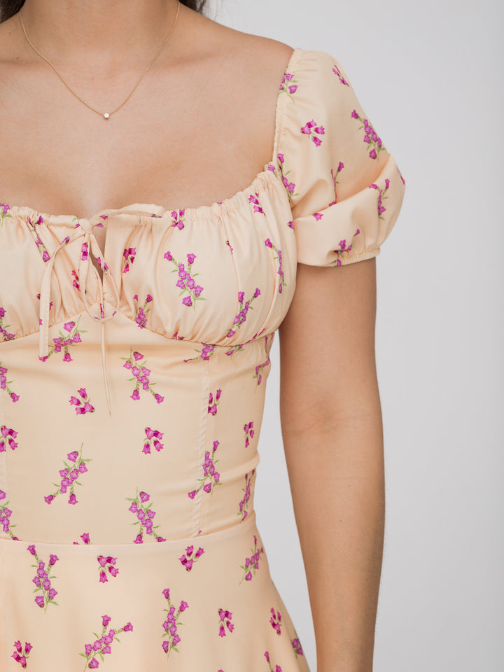 VESTIDO BLOO AMARILLO FLORAL