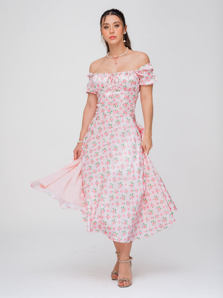 VESTIDO BLOO ROSA FLORAL