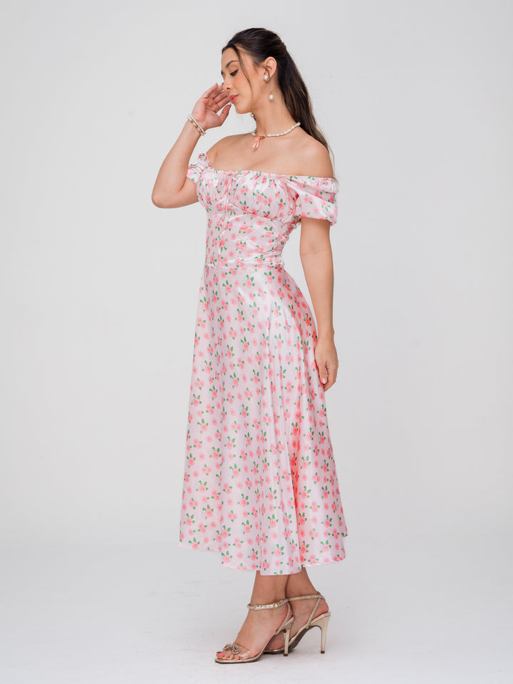 VESTIDO BLOO ROSA FLORAL