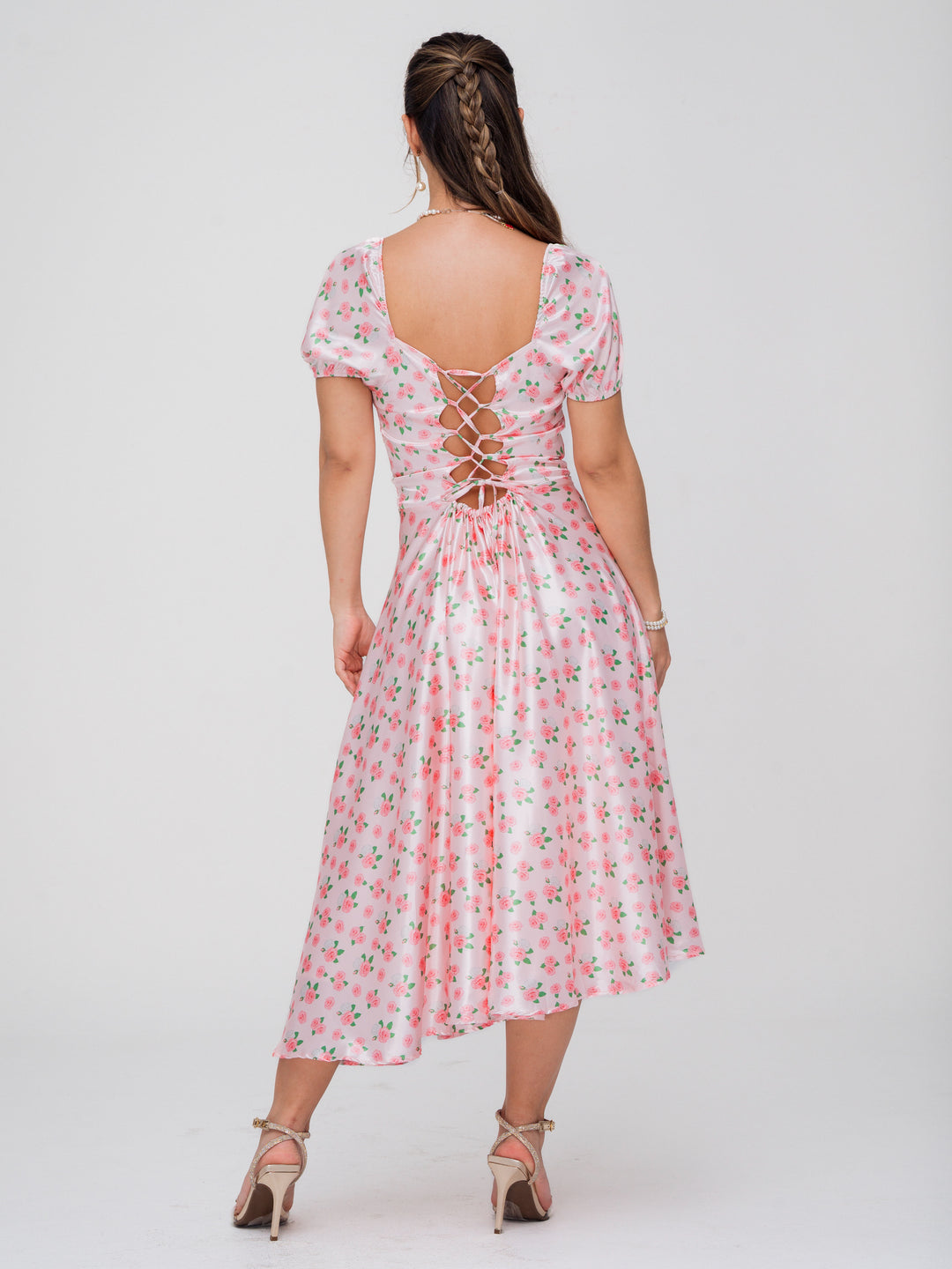 VESTIDO BLOO ROSA FLORAL