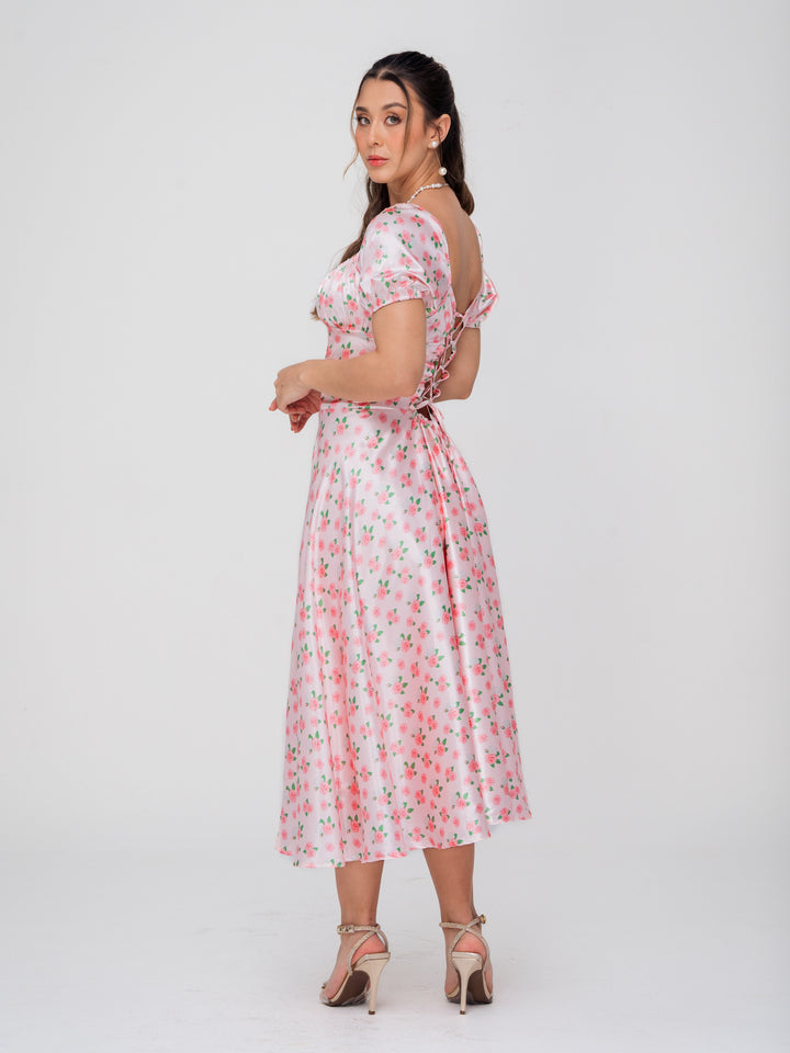 VESTIDO BLOO ROSA FLORAL