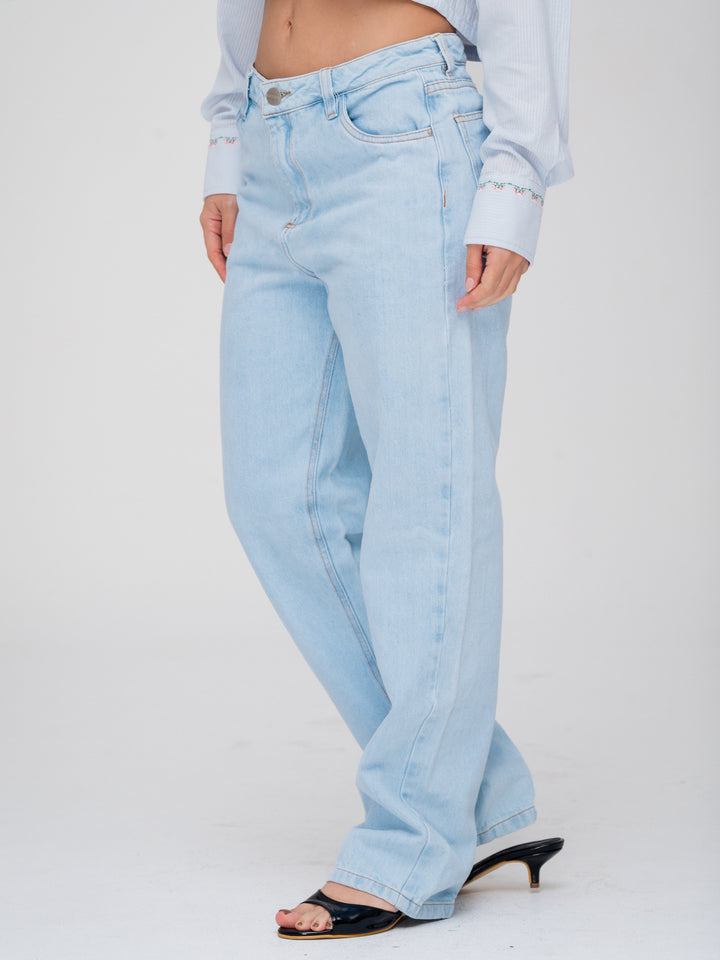 MOM JEANS HIELO