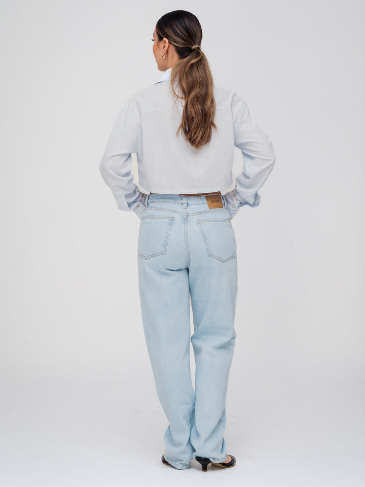 MOM JEANS HIELO