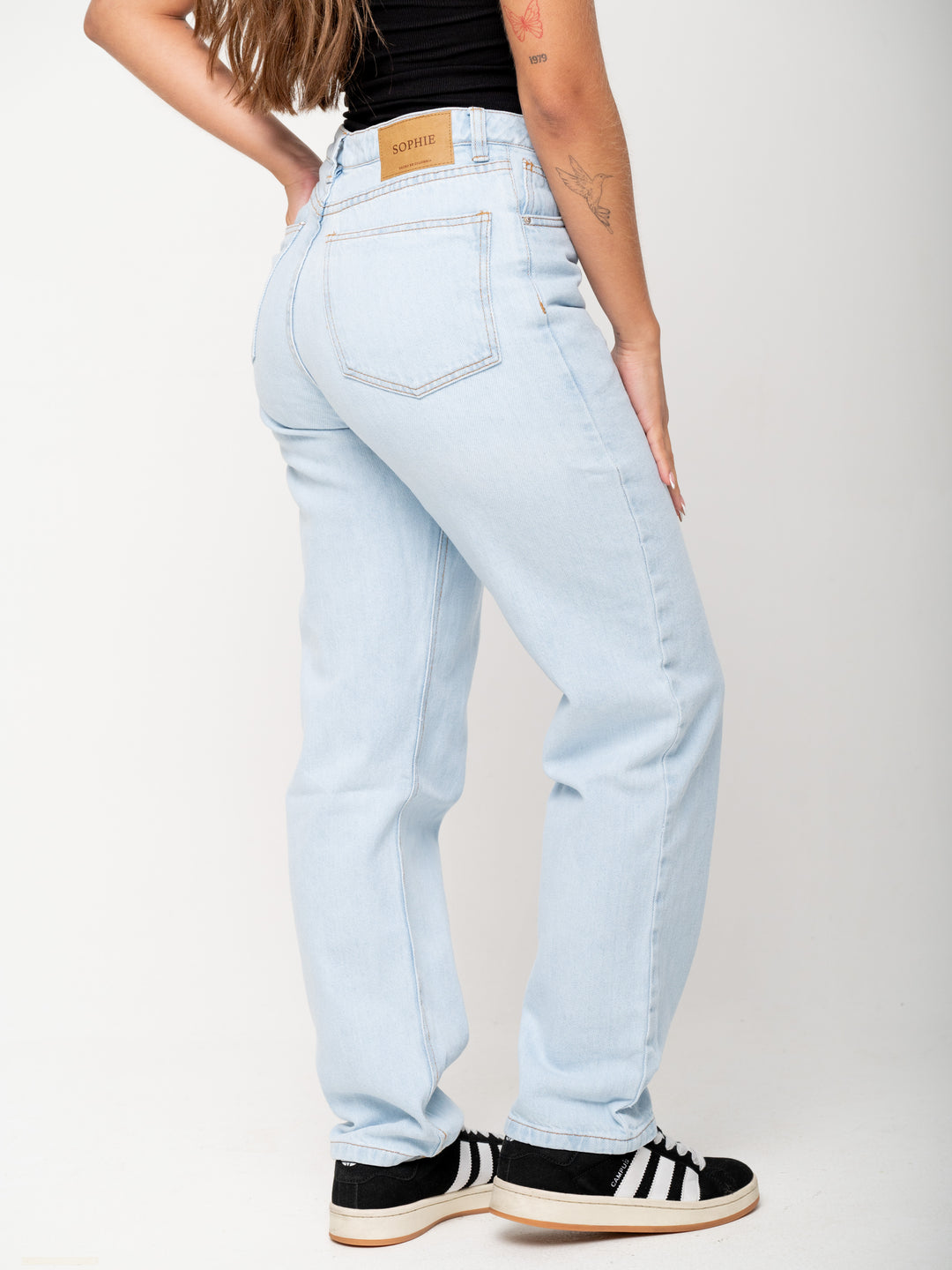 MOM JEANS HIELO