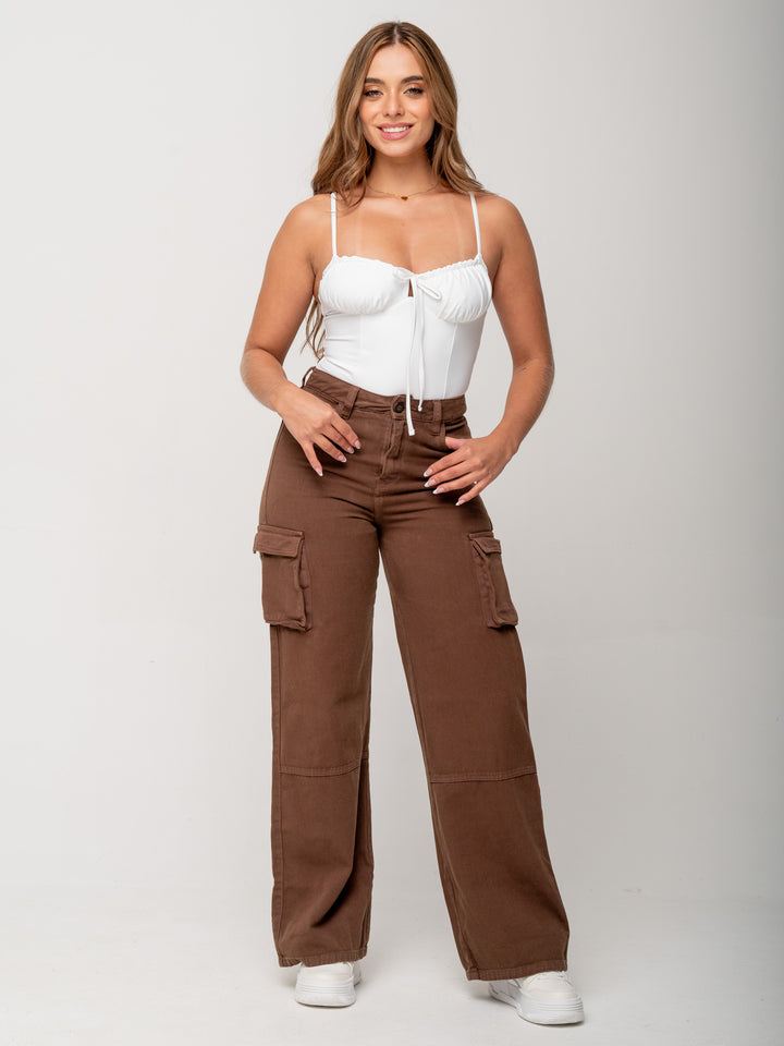 CARGO PANTS CHOCOLATE